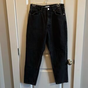 Zara black high waisted jeans